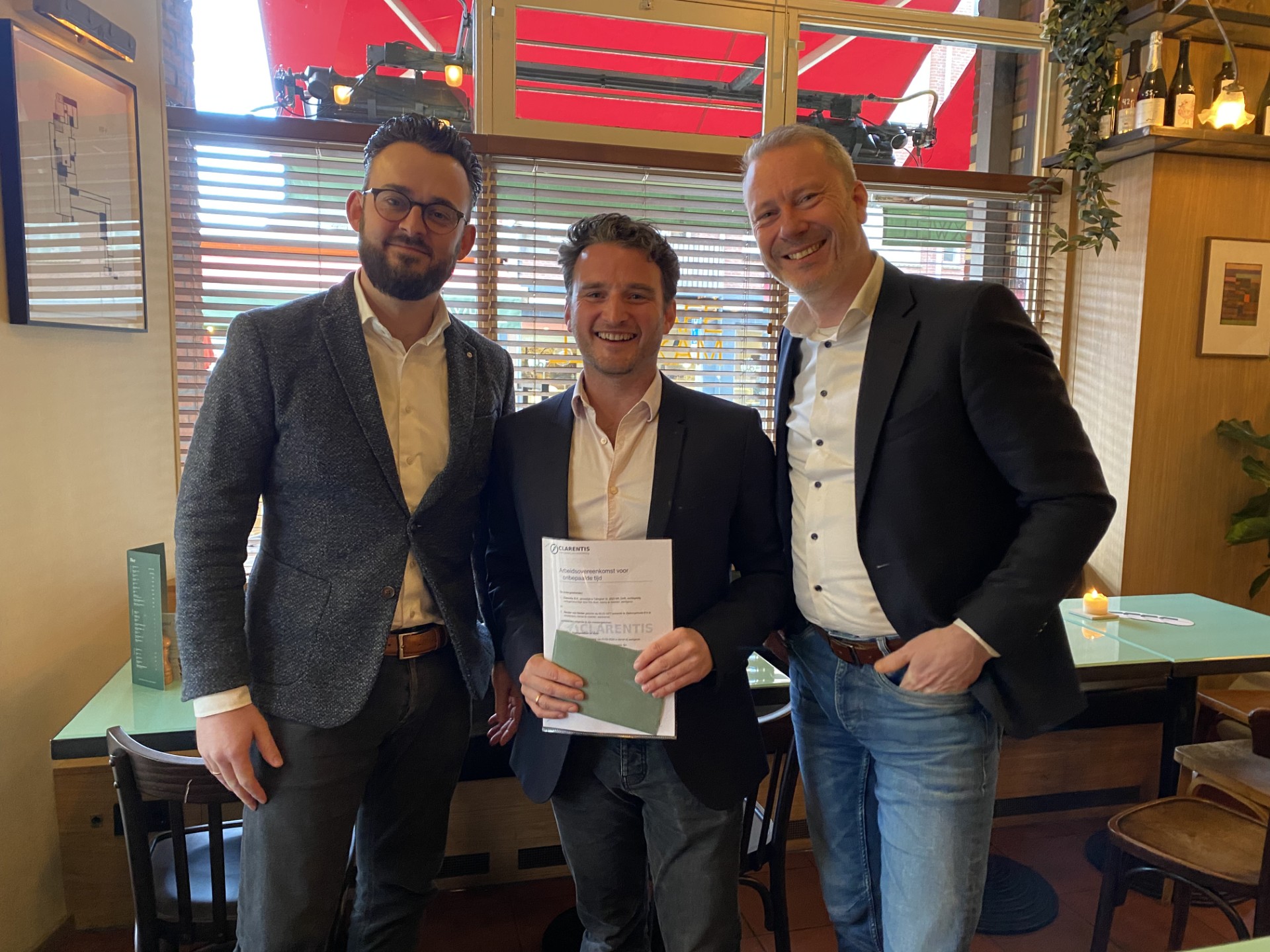 Welkom bij Clarentis, Sander!